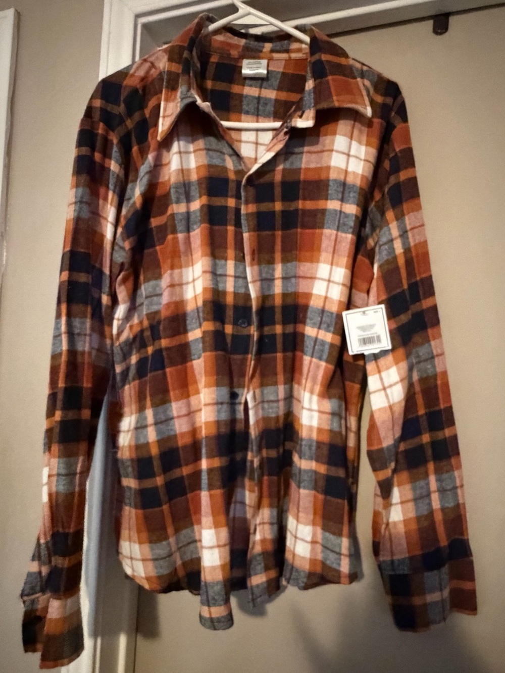 Rust Multi Plaid Button-Up Jacket — Women’s Casual Layer